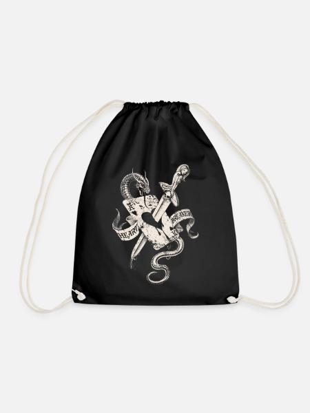 Alchemy England Heart Breaker - Drawstring Bag - black