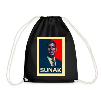 Rishi Sunak Politique britannique Parti conservateur - Sac de sport léger - noir - Devant