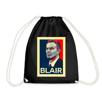 Tony Blair British Politics - Drawstring Bag - black - Front