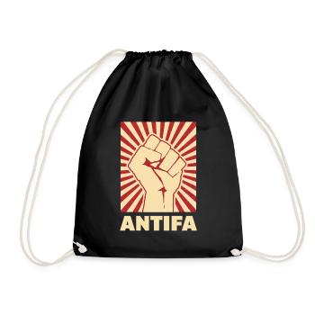 Antifa - Sac de sport léger - noir - Devant