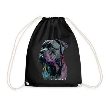 Cane Corso für einen Cane Corso Besitzer - Turnbeutel - Schwarz - Vorne