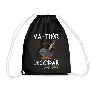 Va-Thor 39e anniversaire père légendaire depuis 1984 - Sac de sport léger - noir - Devant