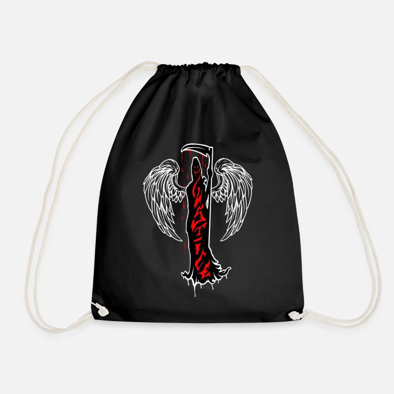Justice - Drawstring Bag - black