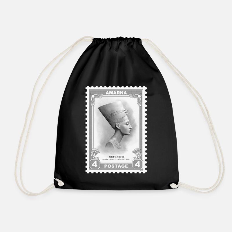 Timbre Néfertiti - Sac de sport léger - noir