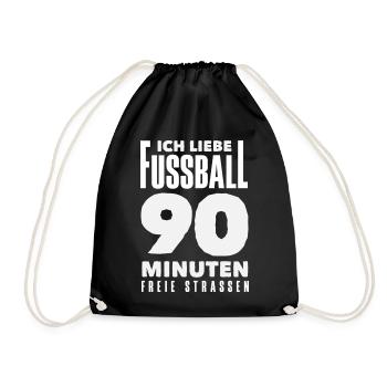 Drôle de Football Football Fan Cadeau - Sac de sport léger - noir - Devant