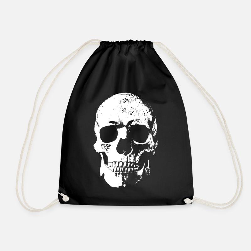 Totenkopf / Crâne - Sac de sport léger - noir
