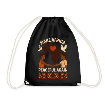 Rendre l’Afrique à nouveau pacifique - Sac de sport léger - noir - Devant