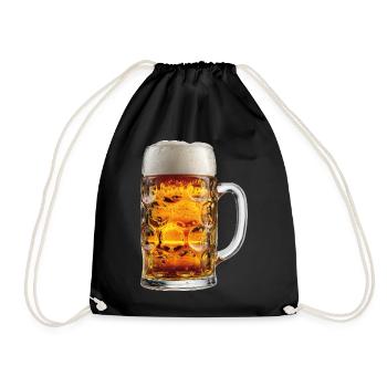 Chope de bière Chope de bière - Sac de sport léger - noir - Devant