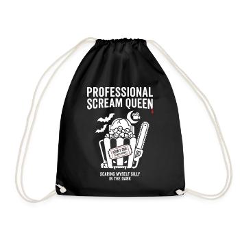 Scream Queen Halloween Chaos - Turnbeutel - Schwarz - Vorne