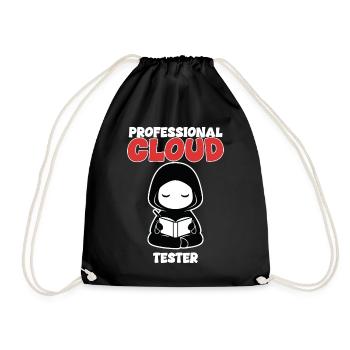 Humour Professional Cloud Tester Manga - Sac de sport léger - noir - Devant