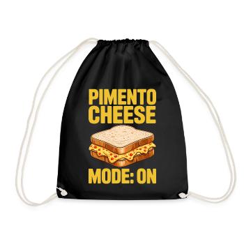Cadeau de golf avec sandwichs au fromage piment - Sac de sport léger - noir - Devant