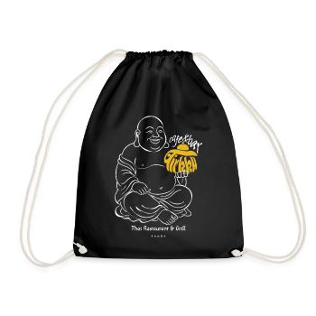 Tirkku Buddha - Turnbeutel - Schwarz - Vorne