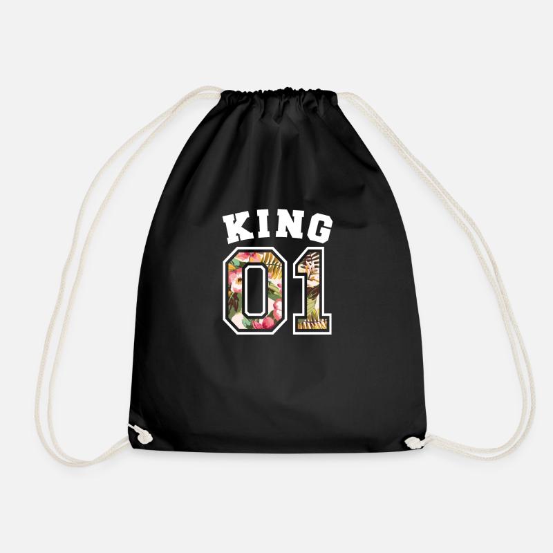 King 01 - Turnbeutel - Schwarz
