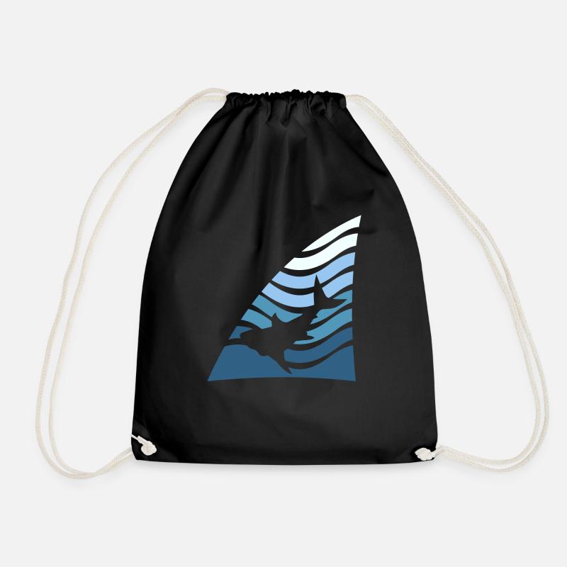 Requin - Sac de sport léger - noir