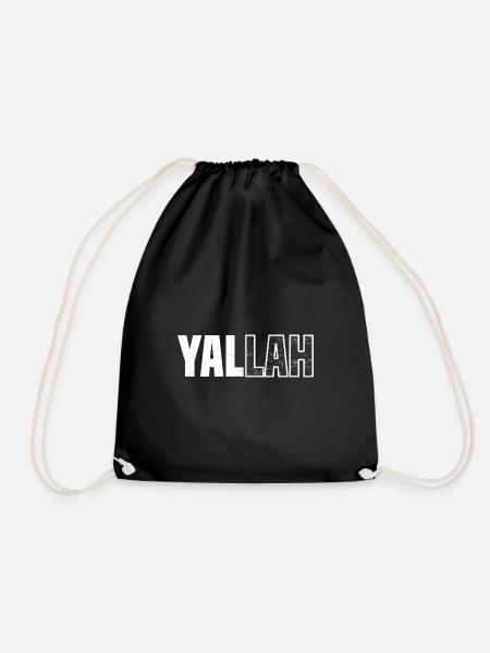 Yallah - Turnbeutel - Schwarz