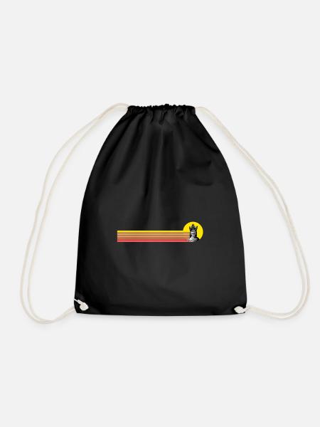 Südharz Merch - Roland-Streifen - Turnbeutel - Schwarz
