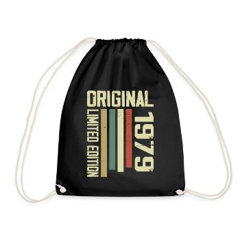 Retro 1979 cadeau 45e anniversaire Vintage 1979 - Sac de sport léger - noir - Devant