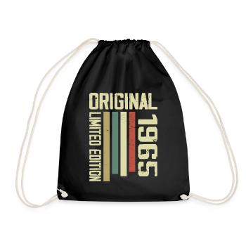 Retro 1965 cadeau 59e anniversaire Vintage 1965 - Sac de sport léger - noir - Devant