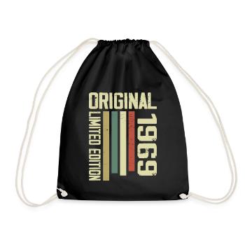 Retro 1969 cadeau 55e anniversaire Vintage 1969 - Sac de sport léger - noir - Devant
