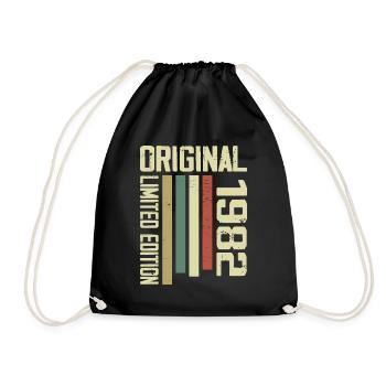 Retro 1982 Cadeau 42e Anniversaire Vintage 1982 - Sac de sport léger - noir - Devant