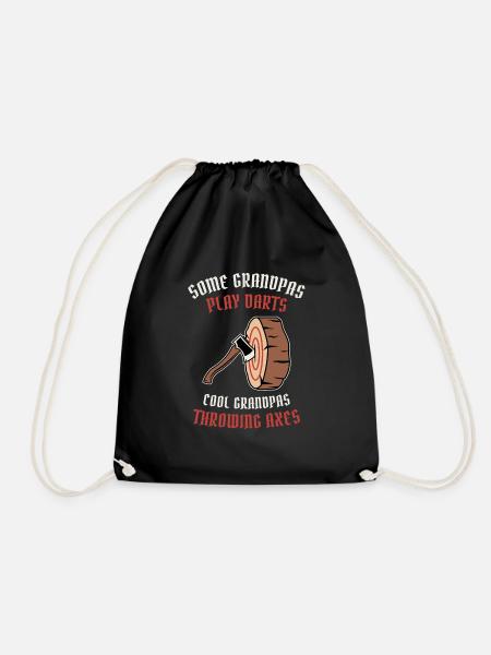 Lancer de hache Double Lance-hache - Sac de sport léger - noir