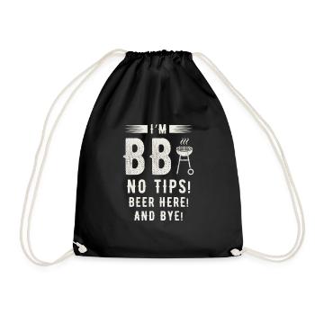 Barbecue Grill Grill Accessories BBQ Grill Master Grill Grill - Drawstring Bag - black - Front