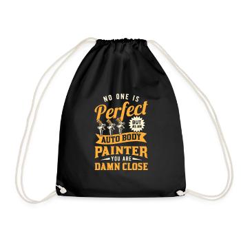 Body Painter Car Mechanic Car Painter - Drawstring Bag - black - Front
