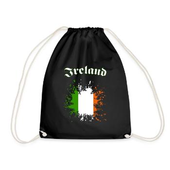 Ireland - Turnbeutel - Schwarz - Vorne
