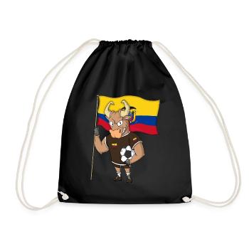 Taureau Fan Equateur - Sac de sport léger - noir - Devant