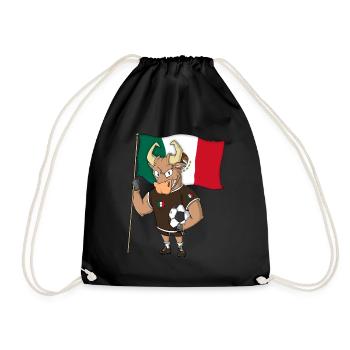 Taurus Fan Mexico - Drawstring Bag - black - Front