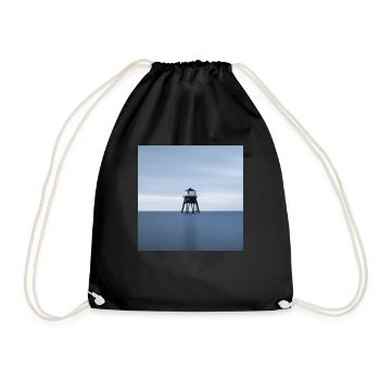 Silence - Drawstring Bag - black - Front
