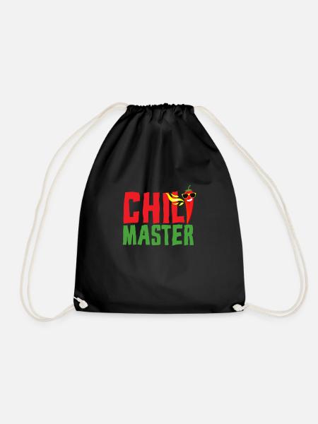 Chili Master Jalapeno Habanero Scharf Pepperoni - Turnbeutel - Schwarz