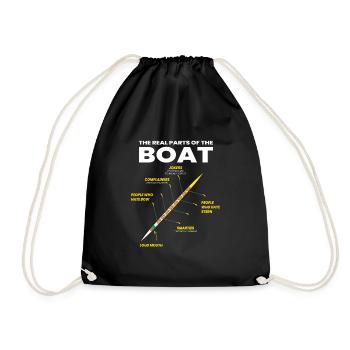 The Real Parts Of The Boat Rameur - Sac de sport léger - noir - Devant