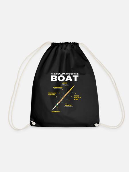 The Real Parts Of The Boat Rameur - Sac de sport léger - noir