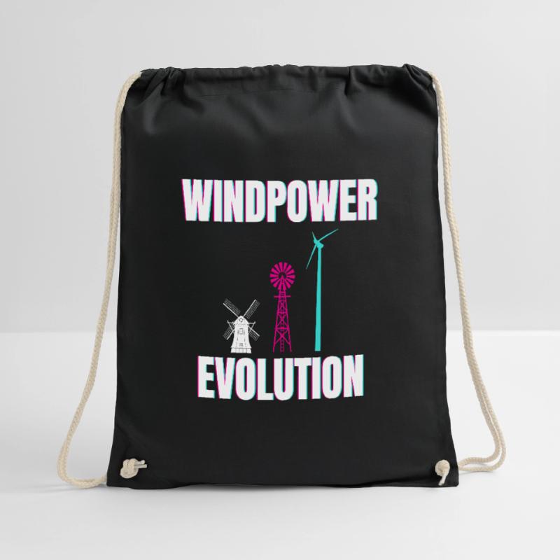 Wind power Evolution Wind power Wind power Drawstring Bag