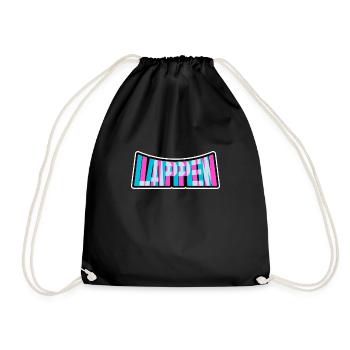 Lappen Repeat Festival EDM Musik - Turnbeutel - Schwarz - Vorne