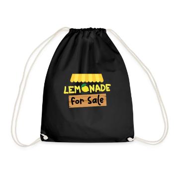 Limonade à vendre Limonade - Sac de sport léger - noir - Devant