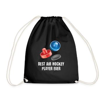 Meilleur joueur d’air hockey airhockey - Sac de sport léger - noir - Devant