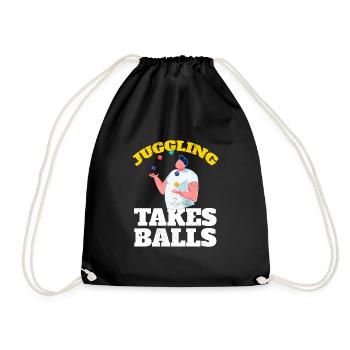 Jongler prend des balles Jongler Jongler - Sac de sport léger - noir - Devant