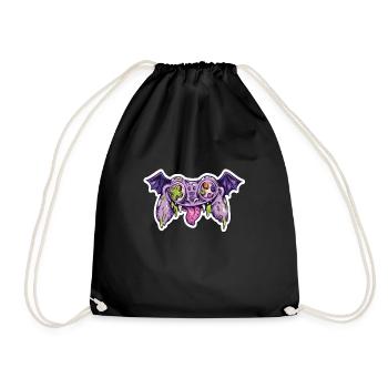 Monster Joystick Controller Gamer - Drawstring Bag - black - Front