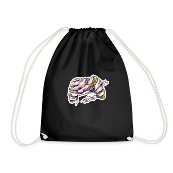 Mummy Joystick Controller Gamer - Drawstring Bag - black - Front