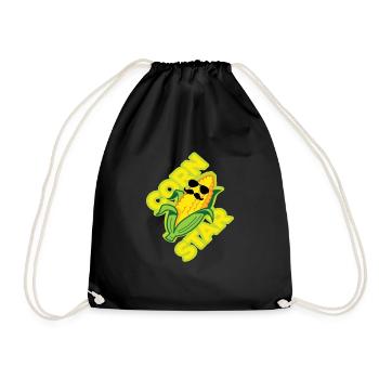 Corn Star Corn Pornstar - Drawstring Bag - black - Front