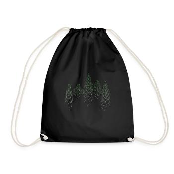 Binary City Computer Scientist Hack Coder - Sac de sport léger - noir - Devant