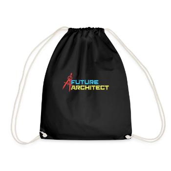 Future Architect Architecture - Drawstring Bag - black - Front