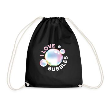 J’adore Bubbles Bubbles Enfants - Sac de sport léger - noir - Devant