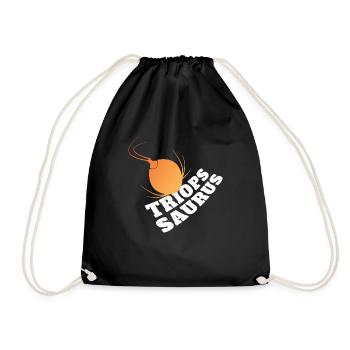 Triops saurus Écrevisses préhistoriques - Sac de sport léger - noir - Devant