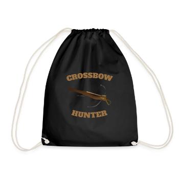 Crossbow Hunter Archery - Drawstring Bag - black - Front