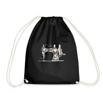 Couturière de machine à coudre couturière - Sac de sport léger - noir - Devant