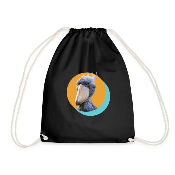 Bec-de-sabot ornitologue - Sac de sport léger - noir - Devant
