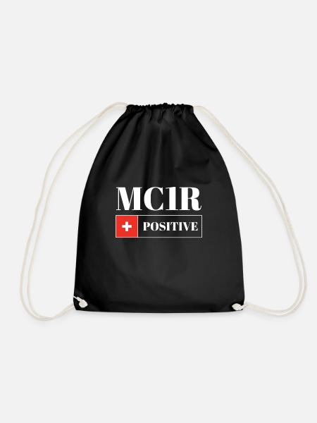 MC1R Positive Rothaarig Rote Haare - Turnbeutel - Schwarz